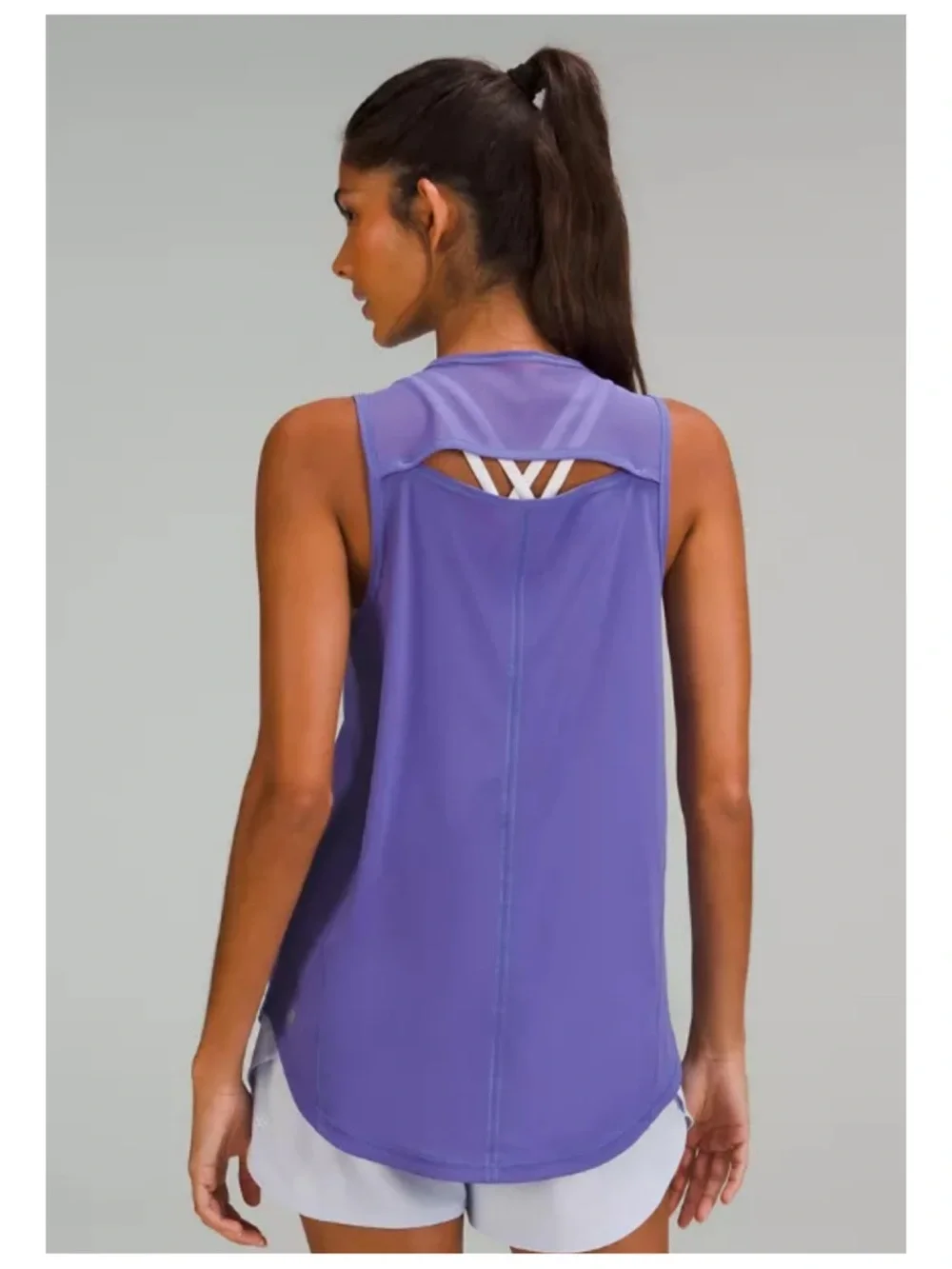 Lululemon Sculpt Tank Top Women's 10 Purple Activewear